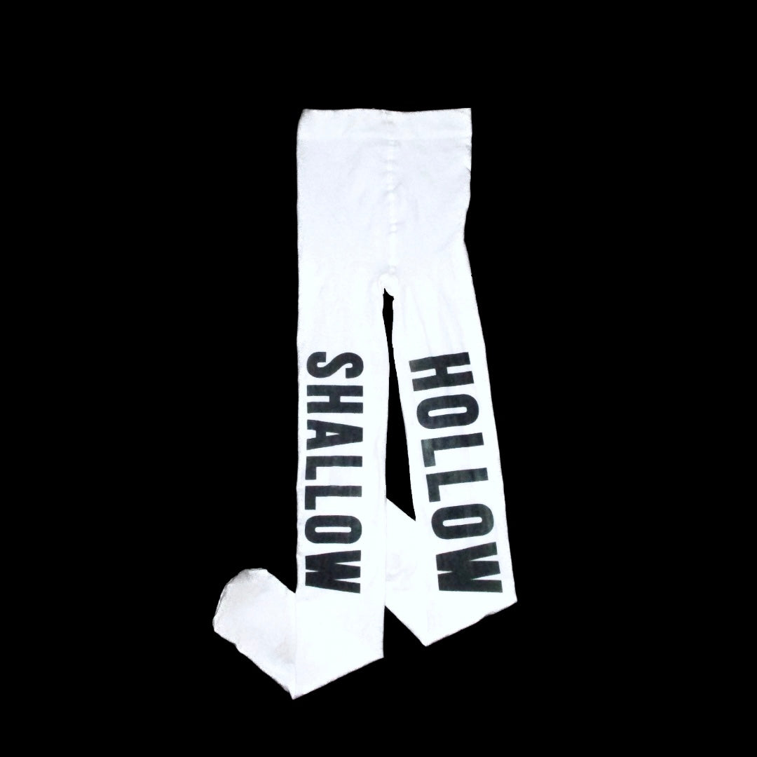SHALLOW/HOLLOW tights (WHITE)
