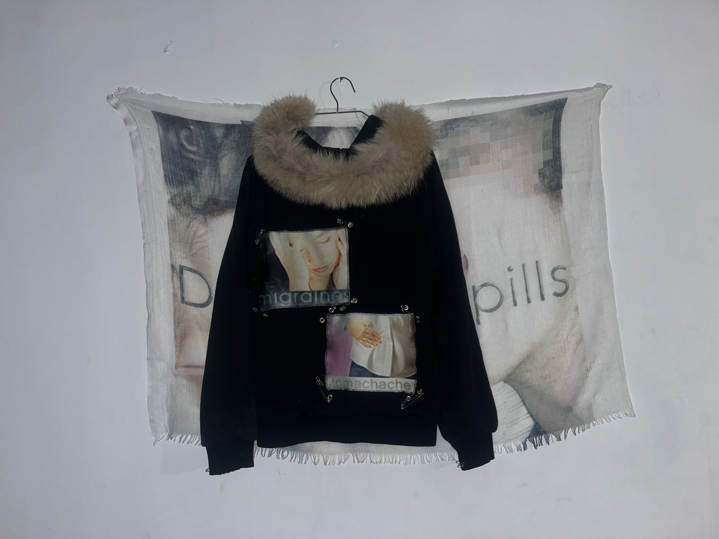 “DEPRAVED HOUSEWIFE” 1 of 1 reworked hoodie