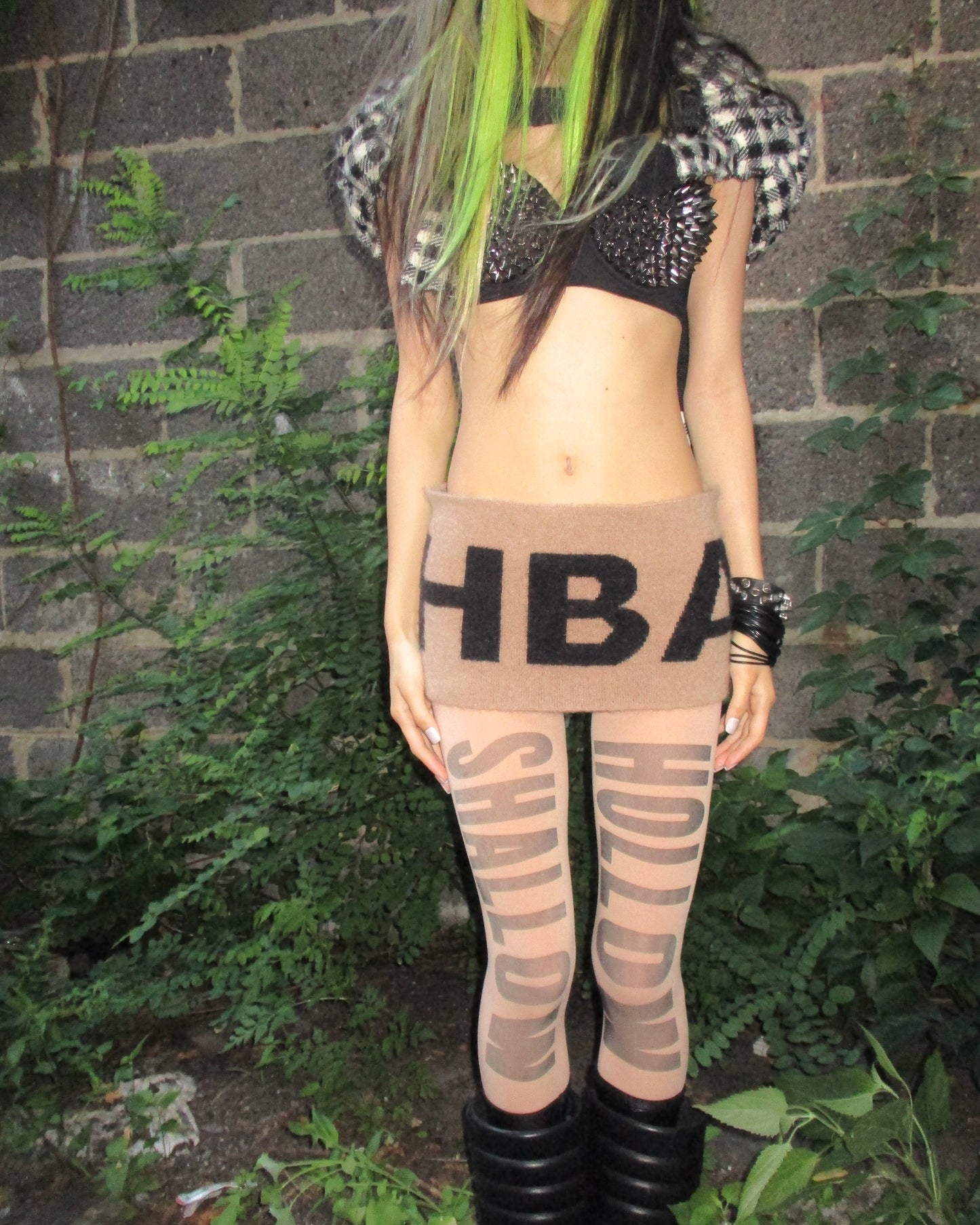 SHALLOW/HOLLOW Tights (NUDE)