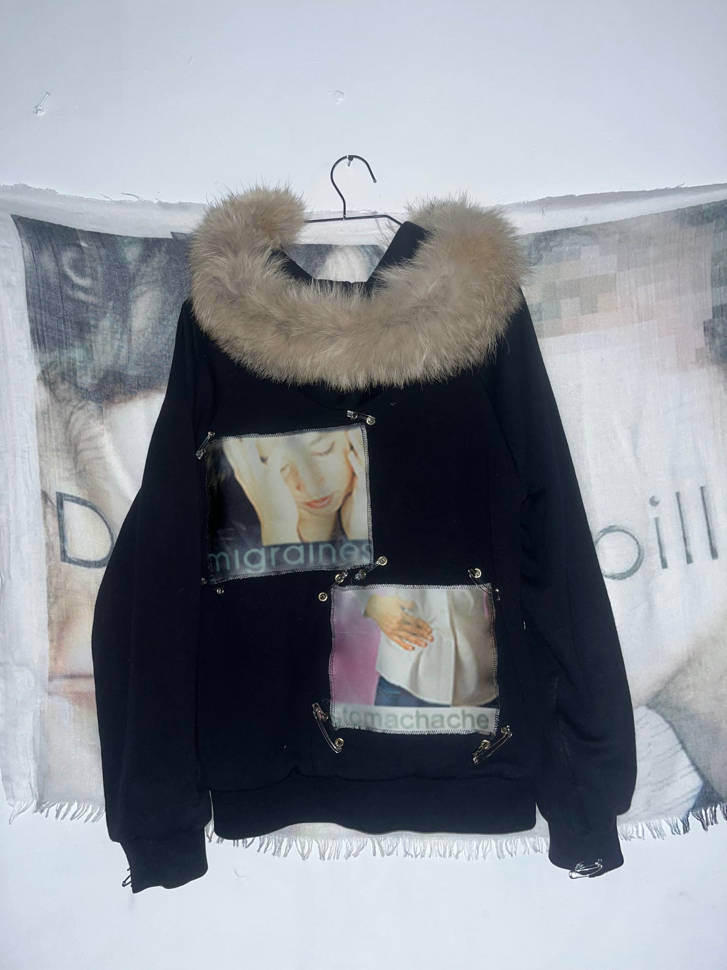 “DEPRAVED HOUSEWIFE” 1 of 1 reworked hoodie