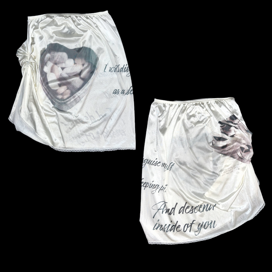 “LIFE CYCLE OF A SEDATIVE” 1/1 ruched skirt