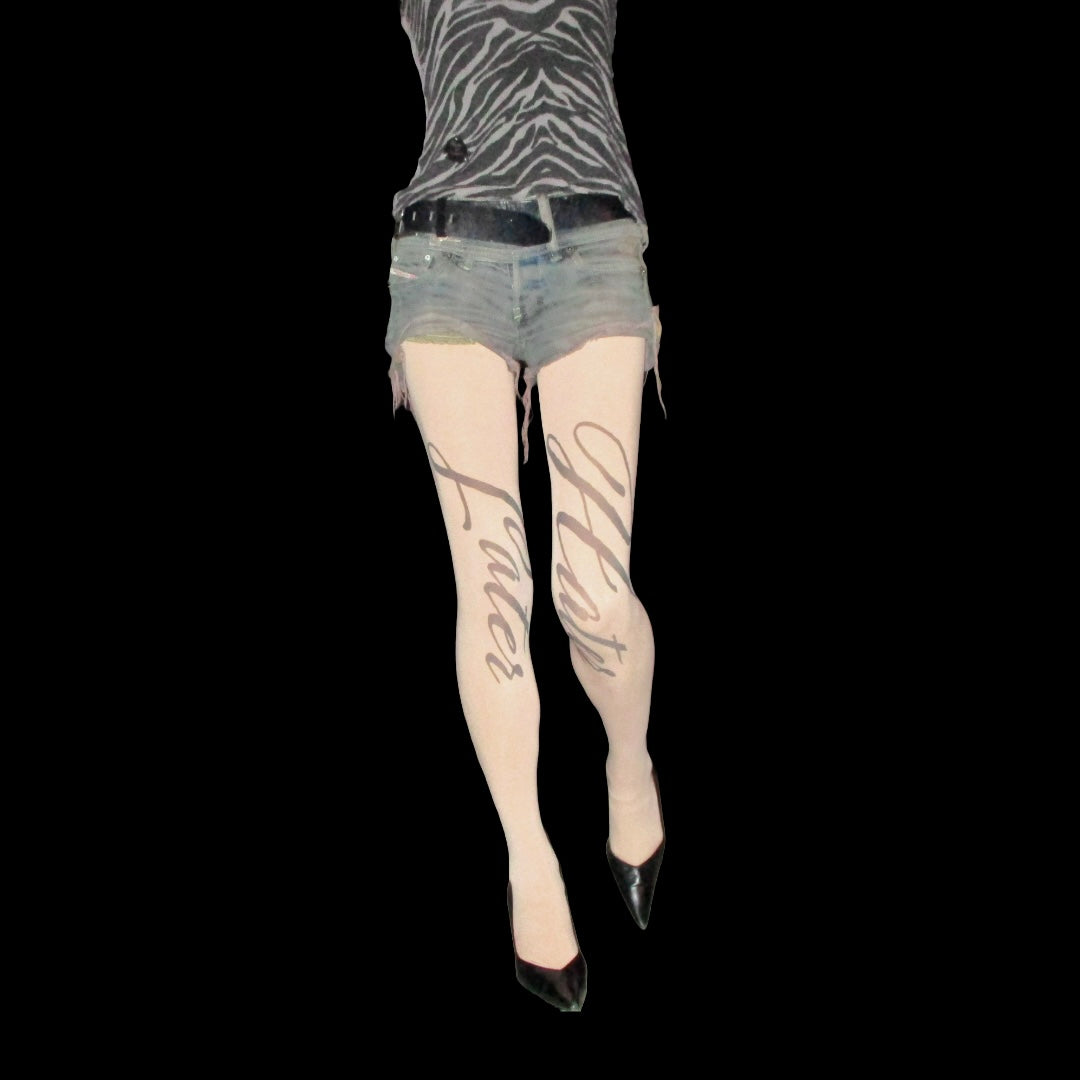 LATER HATER tights (nude)