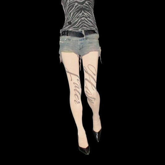 LATER HATER tights (nude)