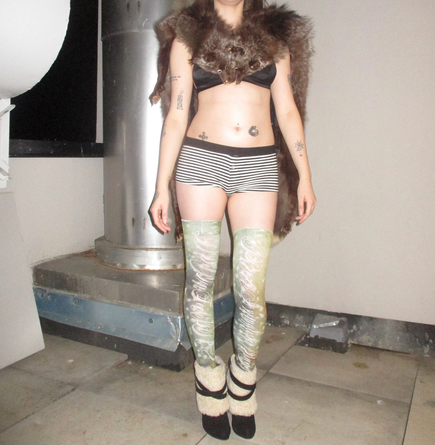 PURE ANIMALISTIC RAGE stockings